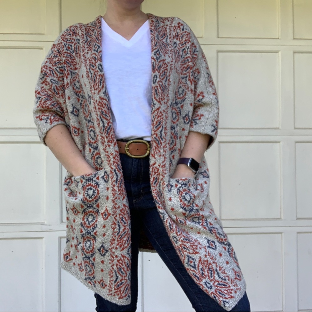 Lucky Brand Oversized Cardigan 7W51528